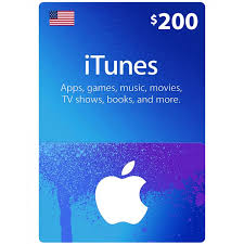 [DGCAF1AEC] Apple iTunes Gift Card 200$ - USA