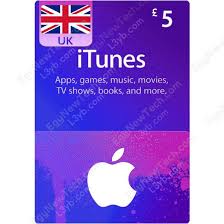 [DGCEC6D3B] Apple iTunes Gift Card 5£ - UK (Send By SMS)