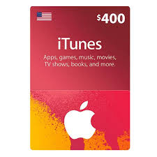 [DGC237451] Apple iTunes Gift Card 400$ - USA (Send By SMS)