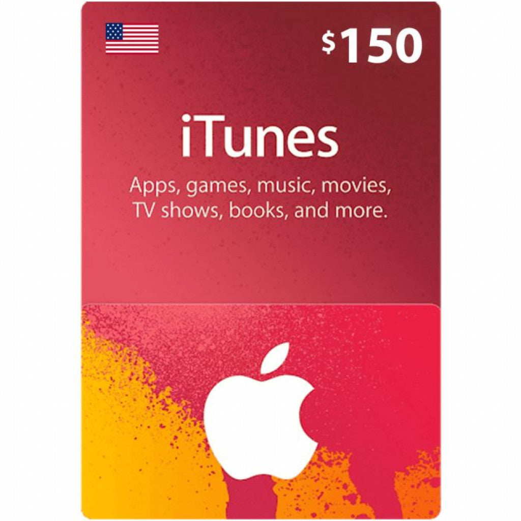 [DGC832608] Apple iTunes Gift Card 150$ - USA (Send By SMS)