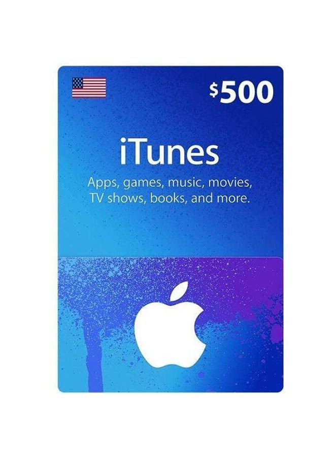 [DGC67CC4C] Apple iTunes Gift Card 500$ - USA