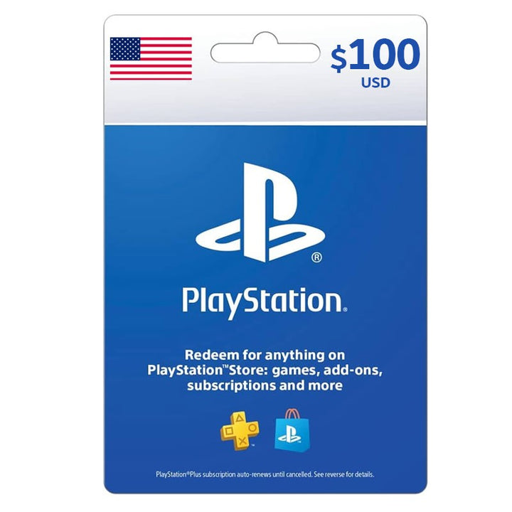 [DGC6F528F] Sony Playstation / PSN Gift Card 100$ - USA (SMS Delivery)