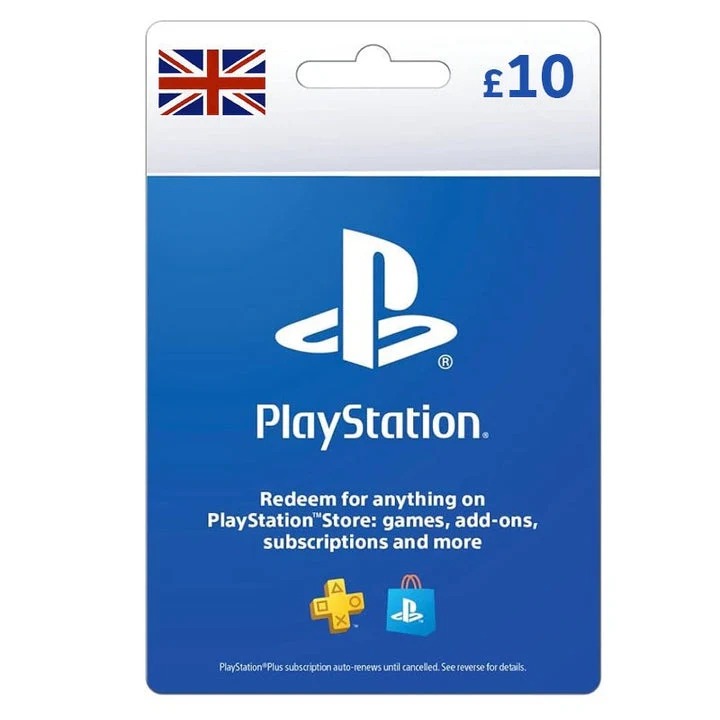 [DGCC07D18] Sony Playstation / PSN Gift Card 10£ - UK (SMS Delivery)