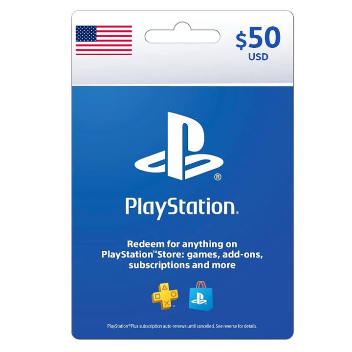 [DGCC8926E] Sony Playstation / PSN Gift Card 50$ - USA (SMS Delivery)