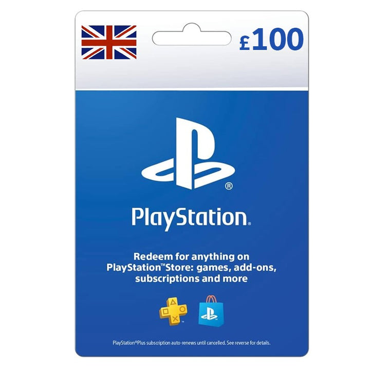 [DGC48BD4A] Sony Playstation / PSN Gift Card 100£ - UK (SMS Delivery)
