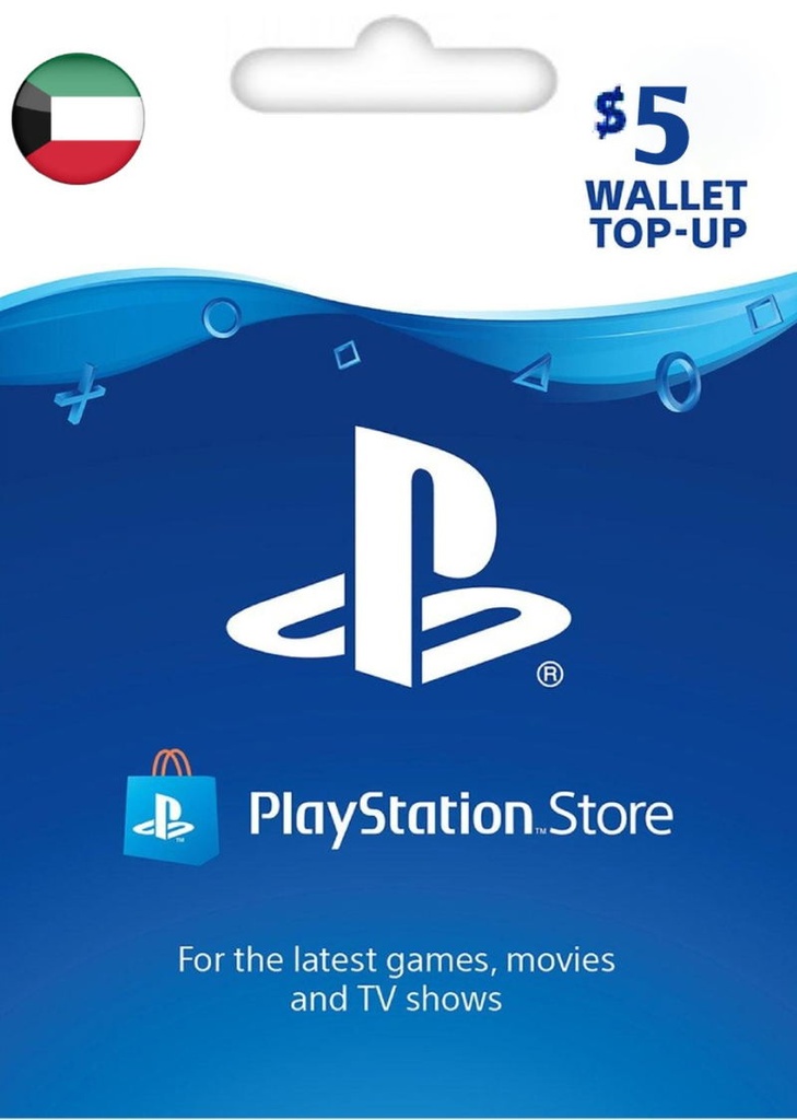[DGCD64654] PlayStation Store Gift Card 5$ - Kuwait (Send By SMS)