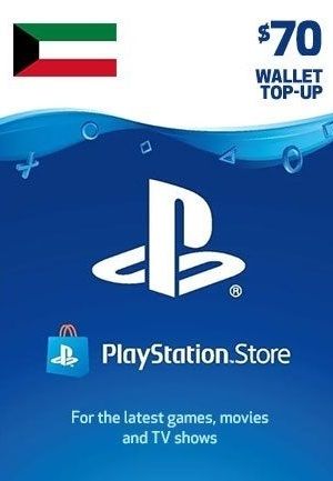 [DGCFD6504] PlayStation Store Gift Card 70$ - Kuwait (Send By SMS)