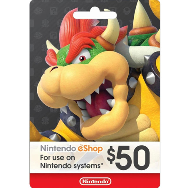 [DGC0811E6] Nintendo eShop Card 50$ - Digital Gift Code (SMS Delivery)