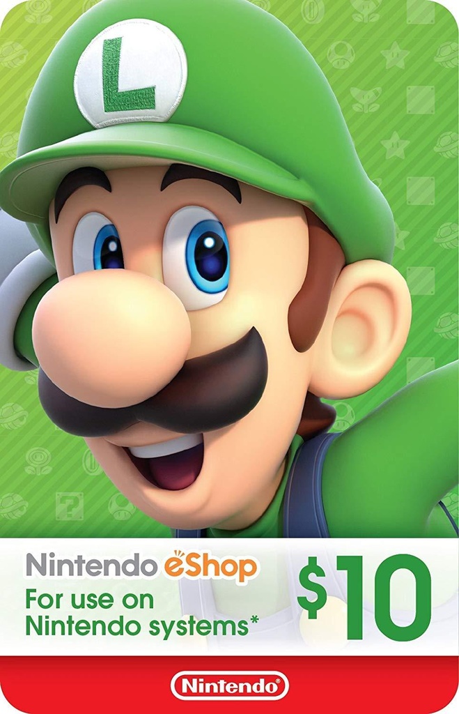 [DGC71A8A6] Nintendo eShop Card 10$ - Digital Gift Code (SMS Delivery)