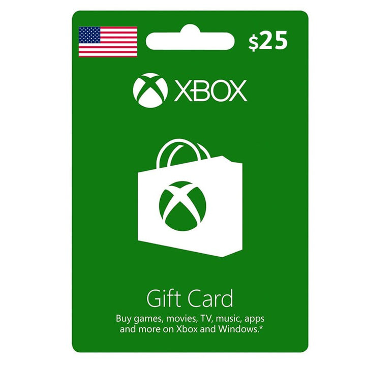 [DGC31F3FE] Microsoft Xbox Digital Gift Card 25$ - USA (SMS Delivery)
