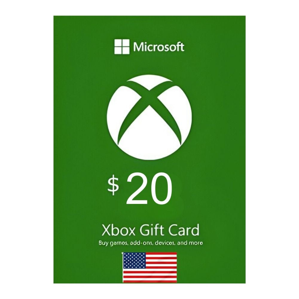 [DGCC2927B] Microsoft Xbox Digital Gift Card 20$ - USA (Send By SMS)
