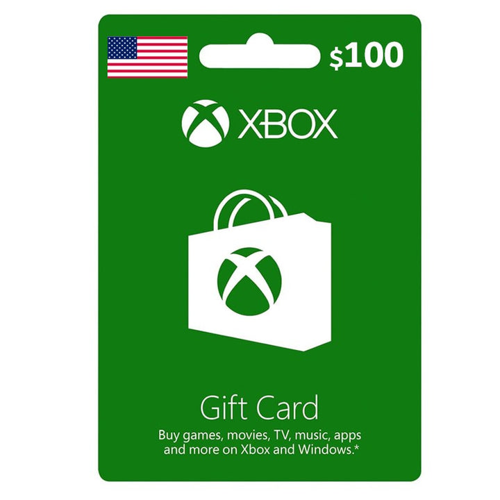 [DGC2D63B1] Microsoft Xbox Digital Gift Card 100$ - USA (SMS Delivery)