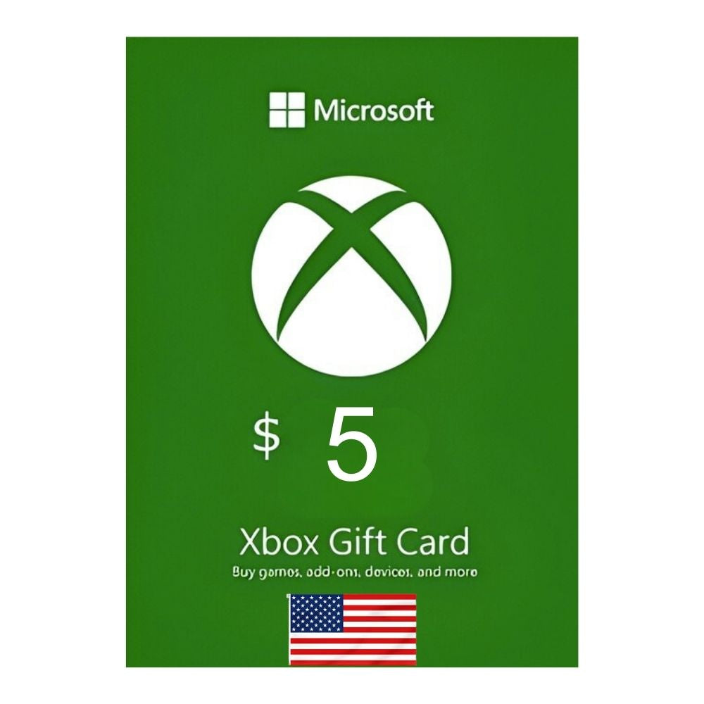 [DGC58F133] Microsoft Xbox Digital Gift Card 5$ - USA (Send By SMS)