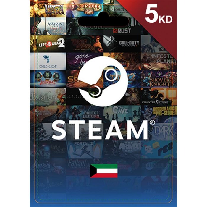 [DGCBD8C3A] Steam Gift Card 5KD- KW (SMS Delivery)
