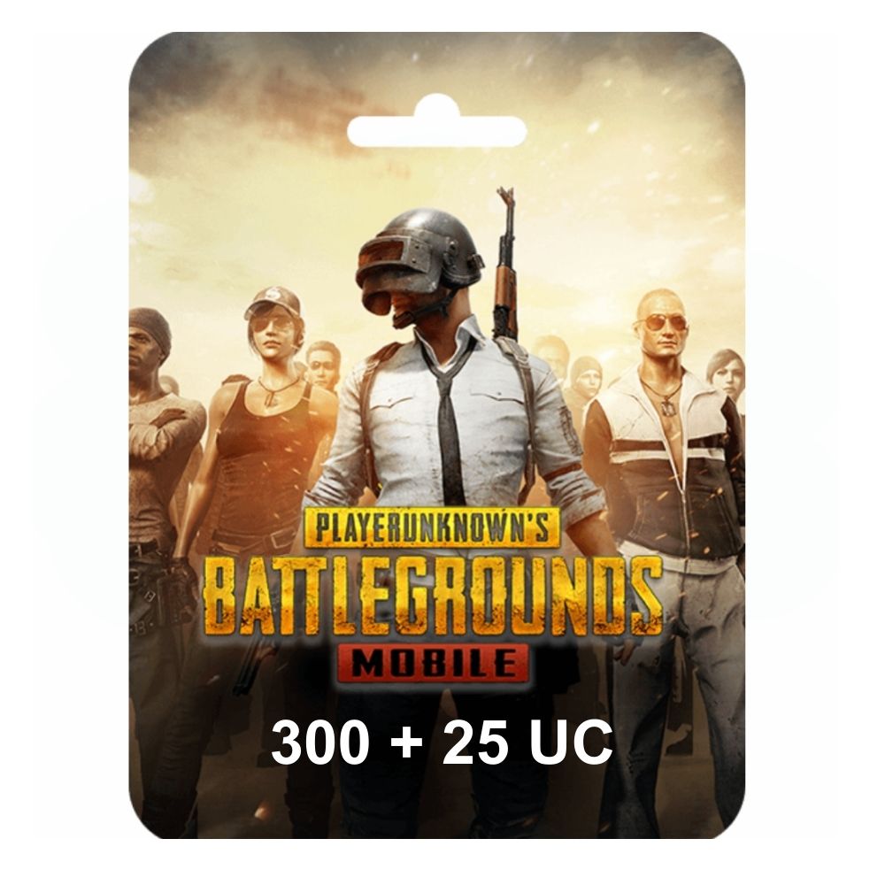 [DGCA8FA5F] PUBG Mobile - 300 UC + 25 UC - 5$ (Send By SMS)