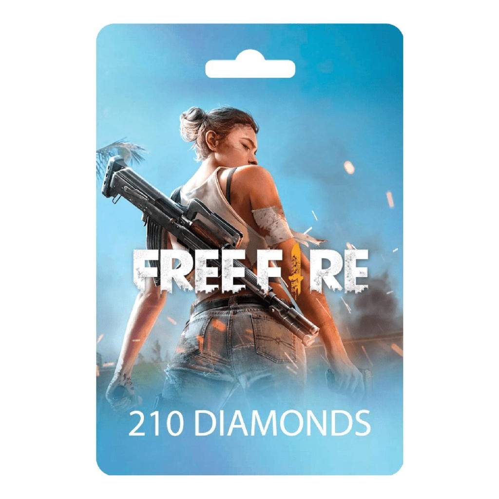 [DGC22A1AF] Garena Free Fire Game Gift Card - 210 Diamonds (Send By SMS)
