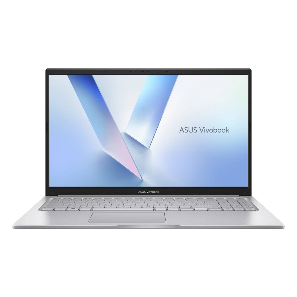[90NB13Y2-M01TV0] Asus Vivobook X1504VA-BQ4173 Laptop, Intel Core 7 Processor 150U, 8GB RAM, 512GB SSD, Intel Graphics, 15.6" FHD IPS 60Hz Display, English/Arabic Keyboard, Windows 11 Pro (License), Cool Silver | 90NB13Y2-M01TV0