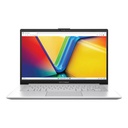 Asus VivoBook E1404FA, MD Ryzen R3-7320U Processor, 8GB RAM, 512GB SSD NVMe, AMD Radeon™ Graphics, 14" FHD Display, Backlit Chiclet Keyboard (Eng/Arb), Windows 11 Home, Cool Silver | 90NB0ZS1-M01FY0