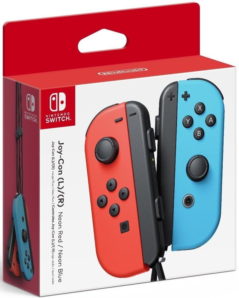 [62513] Nintendo Switch Joy-Con (L/R) Controllers - Red & Blue