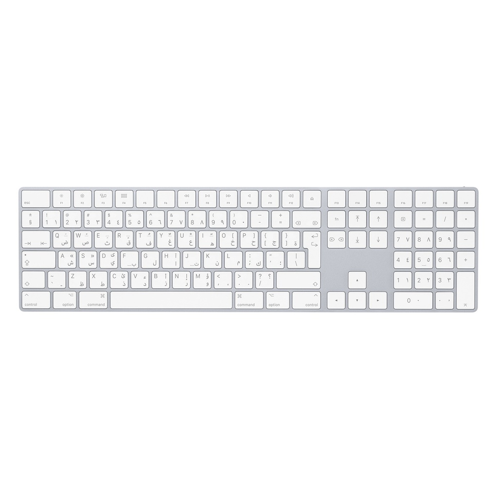 [MXCJ3AB/A] Apple Magic Keyboard with Numeric Keypad - Arabic