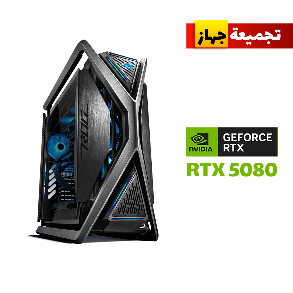 [90DC00F0-B39000-PC4] Gaming PC – AMD Ryzen 9 9950X3D Processor, ROG Crosshair X870E Motherboard, 64GB DDR5 RAM, Samsung 2TB NVMe Gen5 SSD, ASUS ASTRAL RTX 5080 16GB, ASUS Thor P2 1200W PSU, ROG Ryujin III 360 Cooler, Hyperion GR701 Case, Win 11 Pro
