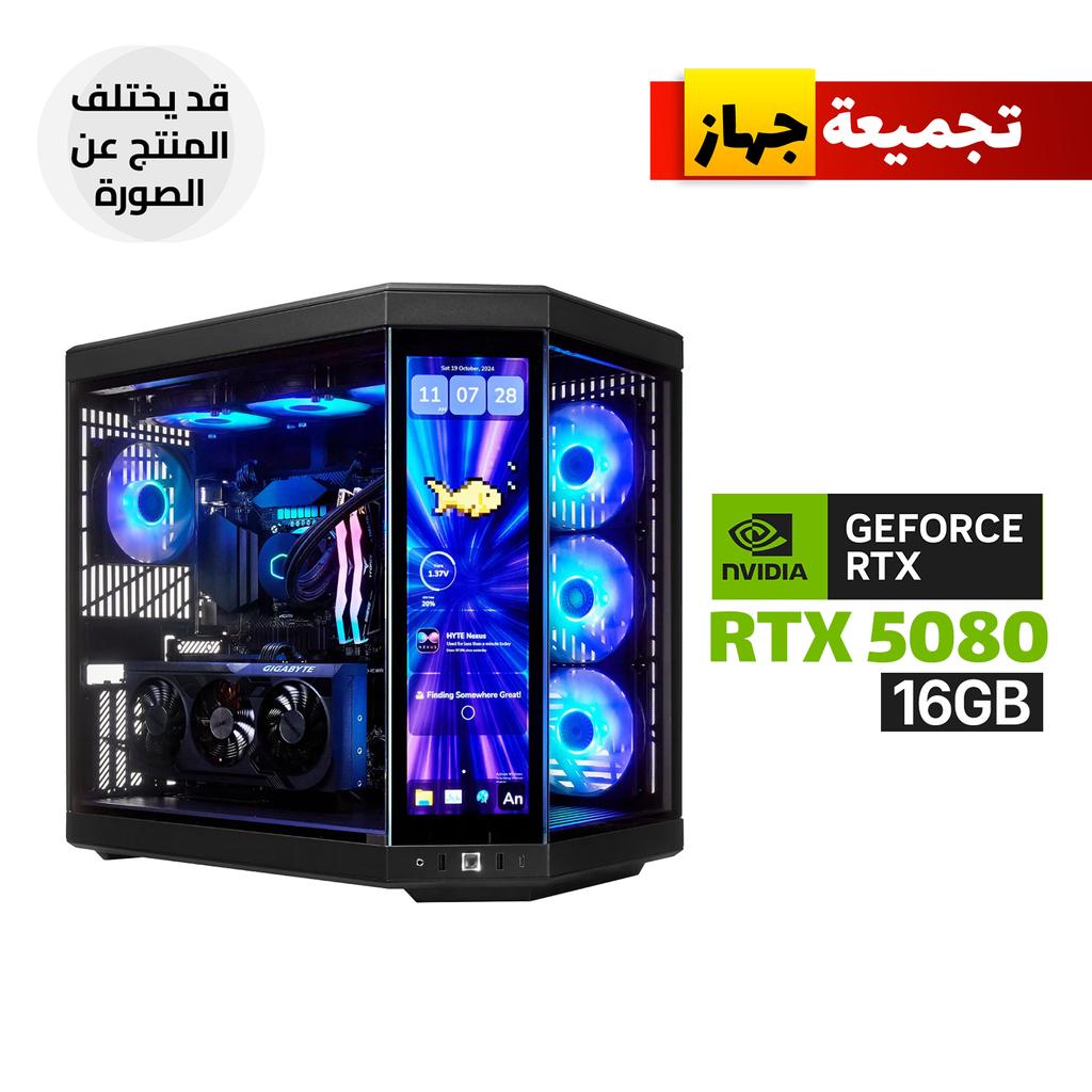 [CS-HYTE-Y70TTI-BB-CGPC] Gaming PC AMD Ryzen 7 9800X3D, ASUS ROG STRIX X870-E WIFI-7, 64GB DDR5 RAM, 2TB NVMe Gen4 SSD, ASUS ASTRAL RTX 5080 16GB Graphics, ROG Strix Platinum 1000W PSU, Asus 360mm ARGB LCD Liquid Cooler, HYTE Y70 Touch Infinite Case, Asus 6x RGB Fans, Windows 11
