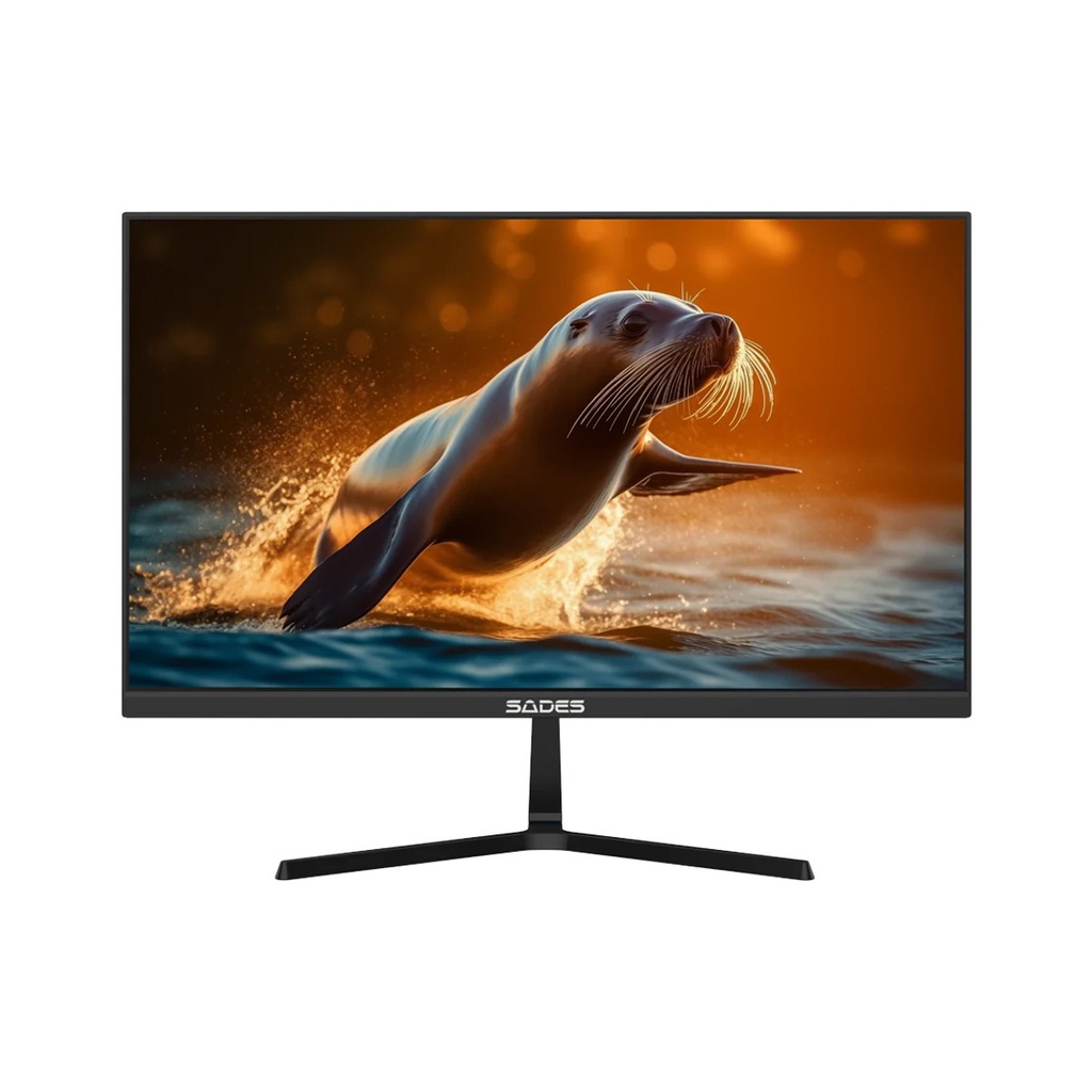 [SA-F03F24] Sades AU-Sealion 24" FHD IPS Panel 240Hz 0.5ms Gaming Monitor With HDMI 2.1 FreeSync, Dynamic RGB Accent Lighting, Black | SA-F03F24