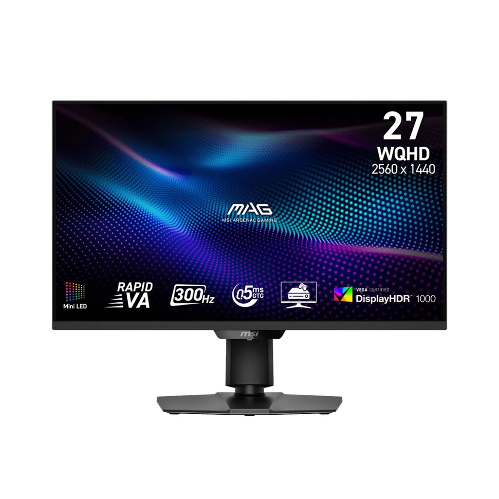 [9S6-3CF09H-001] MSI MAG 274QPF X30MV 27"VA Panel WQHD 300Hz 0.5ms, HDR 1000, HDMI 2.1, Console Mode Gaming Monitor