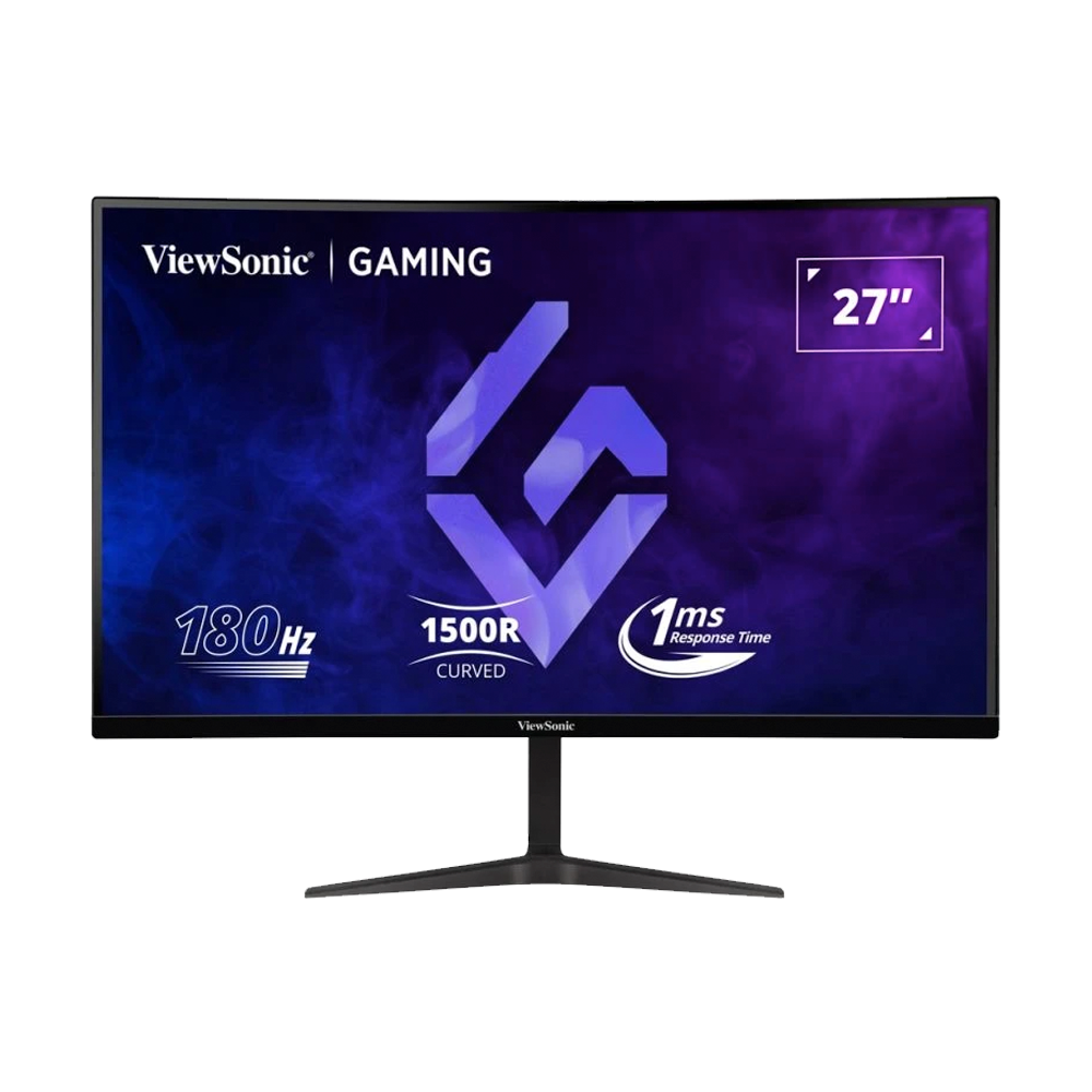 [VX2718-PC-MHD] ViewSonic VX2718-PC-MHD 27 Inch VA Curved FHD 1080p 1ms 180Hz Gaming Monitor with FreeSync Premium