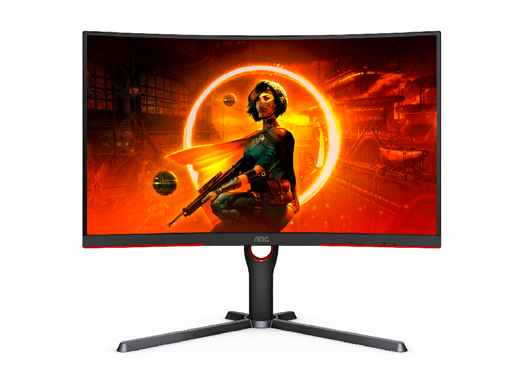 [CQ27G3Z/89] AOC CQ27G3Z 27 Inch 240Hz QHD 0.5ms HDMI 2.0 Curved Gaming Monitor - Black