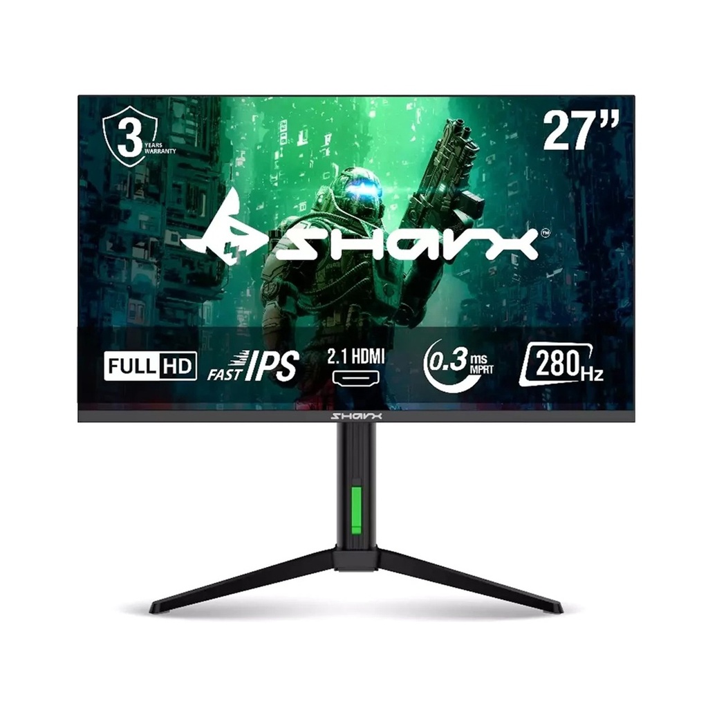 [27F280I] Sharx PROFIN 27F280I FHD 280Hz 0.3ms Fast IPS HDMI 2.1 Speaker Gaming Monitor