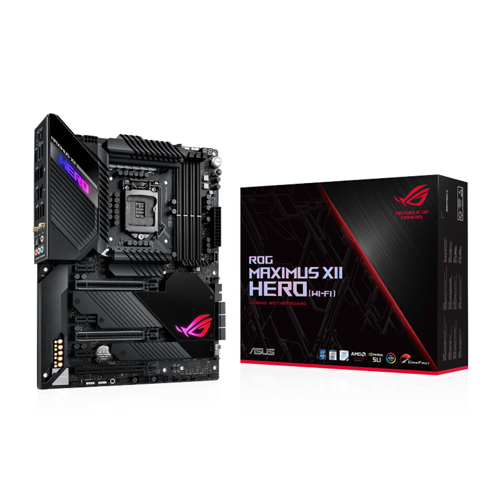 [90MB12R0-M0EAY0] Asus Intel ROG Maximus Xll Hero (Wi-Fi) Gaming MotherBoard