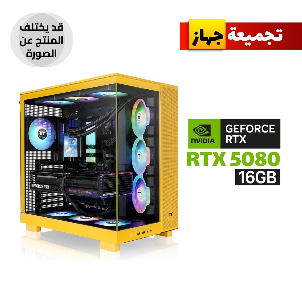 [CA-11E-00M4WN-00-CGPC] Gaming PC Ryzen 7 9800X3D, ASUS ROG STRIX X870-H WiFi 7, 32GB D5 6000, 2TB NVMe Gen4, RTX 5080 16GB, Asus ROG 1200W Platinum PSU, Asus ROG Strix L360 LCD AIO, TT View 380 XL with 4 ARGB Fans, Lian-Li Strimers, Win 11 Pro