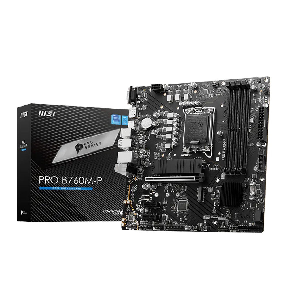 [911-7E02-030] MSI Intel PRO B760M-P DDR5 MotherBoard