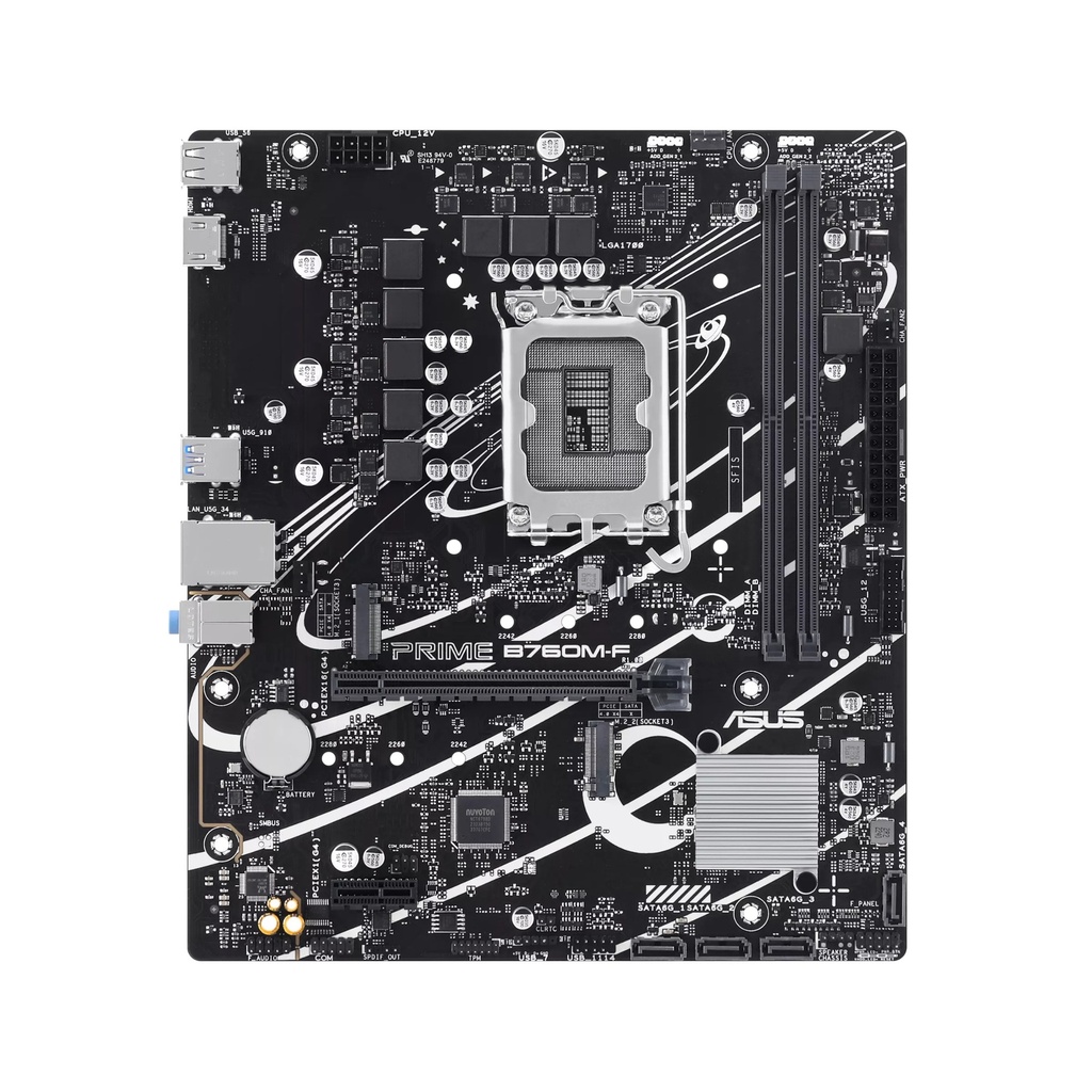 [90MB1N00-M0EAY0] Asus Intel Prime B760M-F WIFI DDR5 MotherBoard