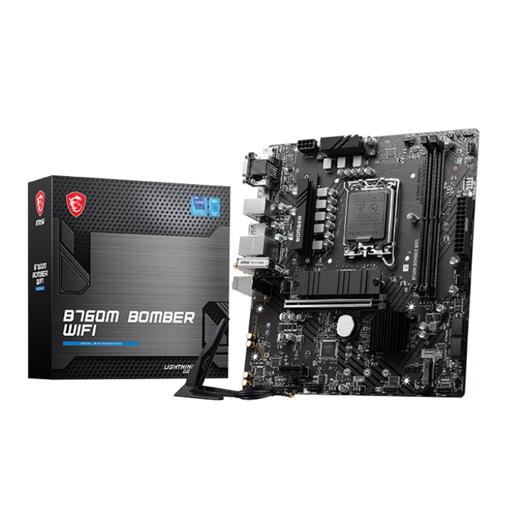 [911-7D90-061] MSI Intel B760M Bomber WIFI DDR5 Motherboard