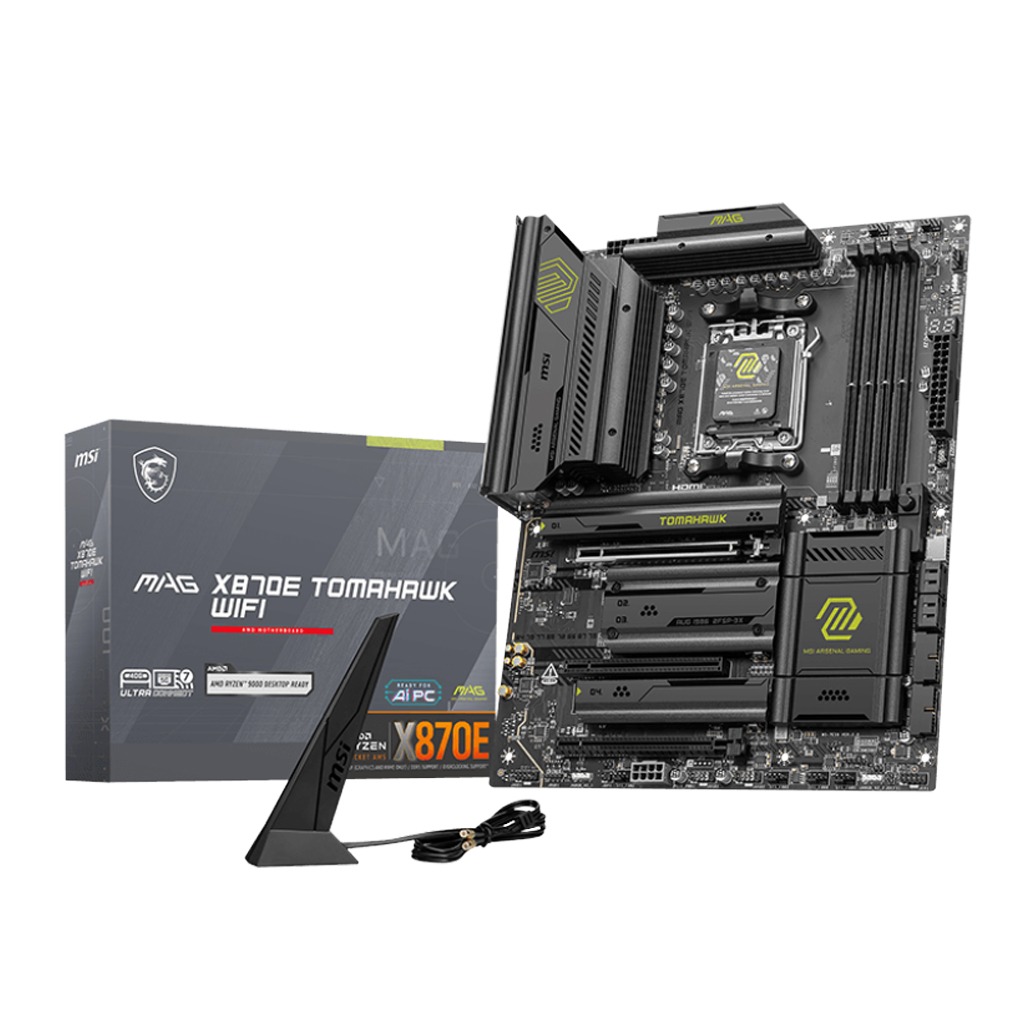 [911-7E59-017] MSI AMD MAG X870E Tomahawk WIFI DDR5 Gaming MotherBoard