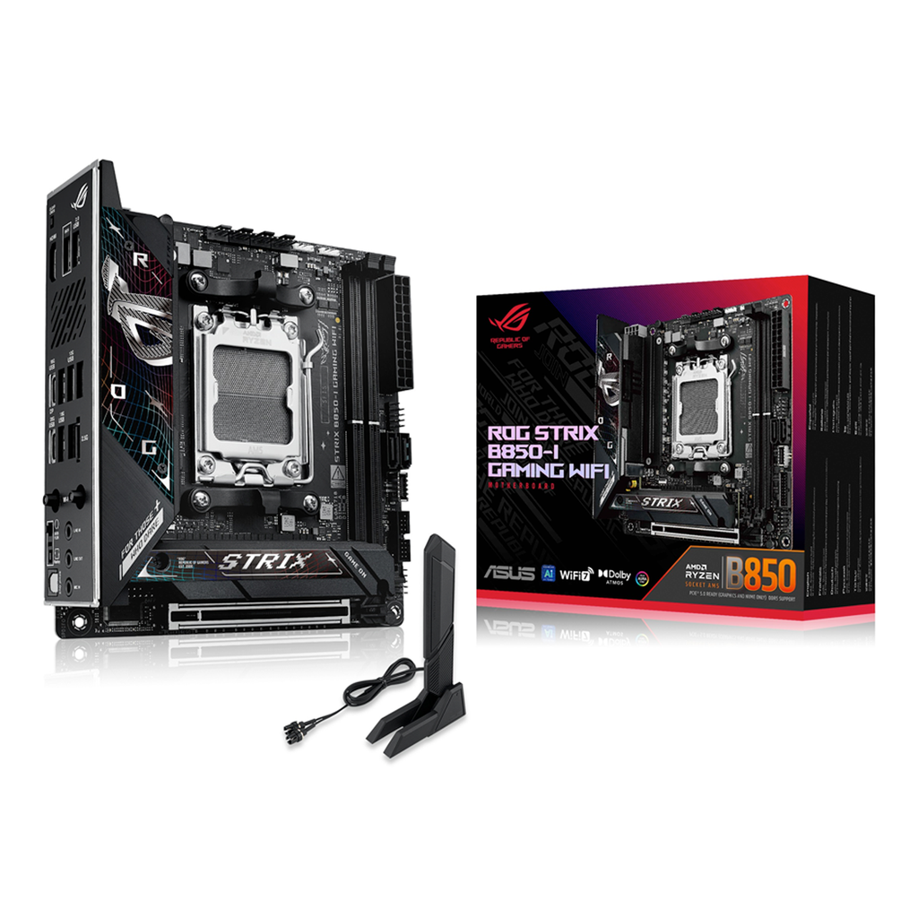 [90MB1K30-M0EAY0] Asus Rog Strix B850-I AMD Ryzen Wifi7 Gaming Motherboard