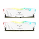 TeamGroup T-Force DELTA RGB 16GB (2x8GB) DDR4 3600MHz CL18 Memory Kit - White