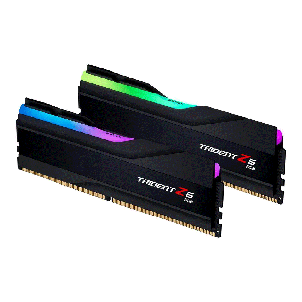 [F5-6400J3239G16GX2-TZ5RK] G.Skill Trident Z5 RGB 32GB (2x16GB) DDR5 6400MHz CL32 Memory Kit - Black