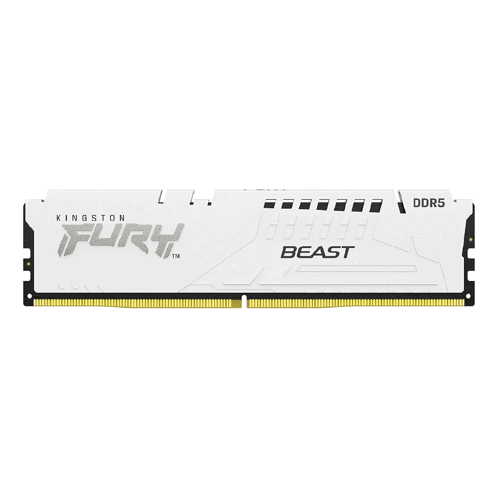 [KF560C30BWE-32] Kingston Fury Beast 32GB DDR5 6000MHz CL30 Memory - White