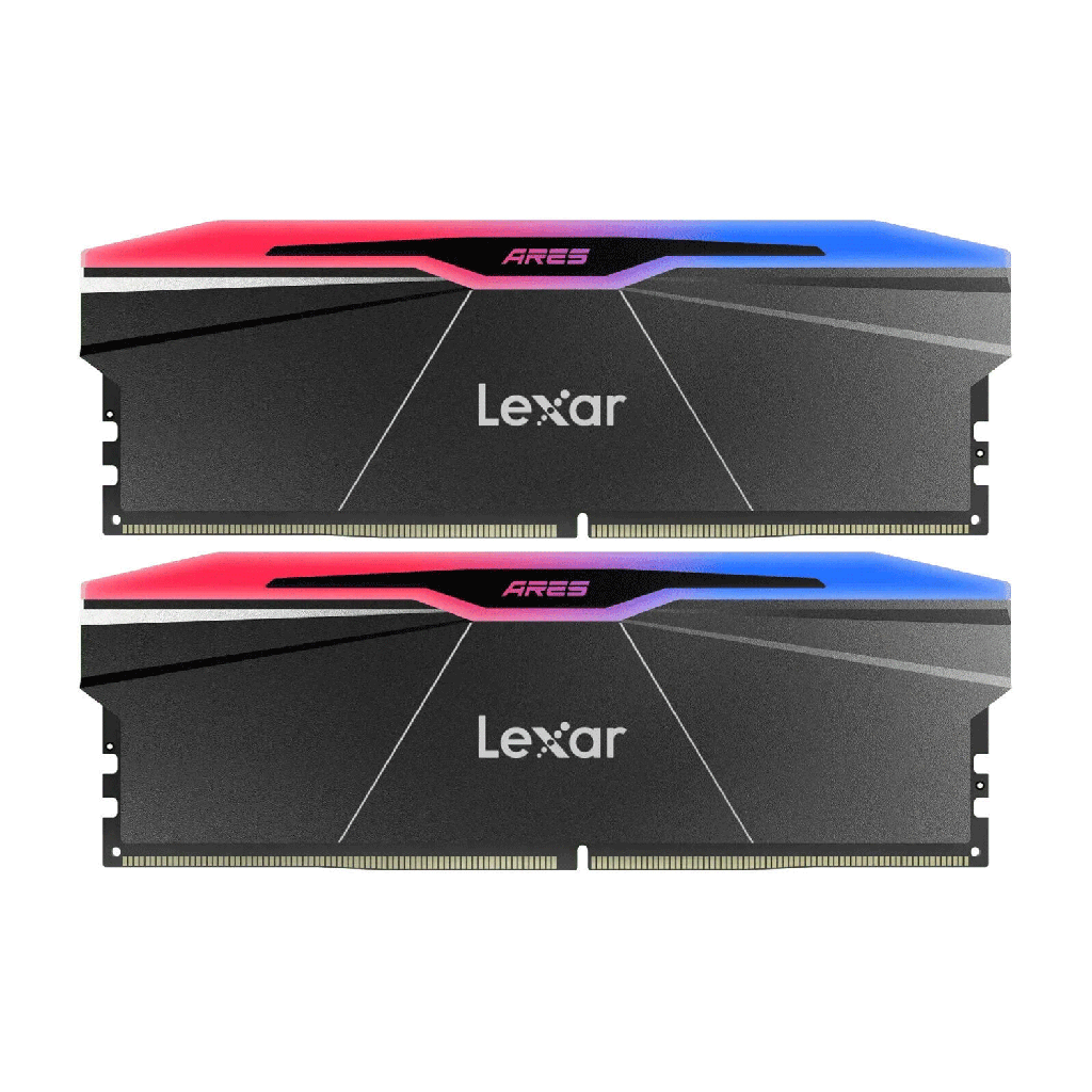 [LD5U16G60C30BR-RGD] Lexar Ares RGB 32GB (2x16GB) DDR5 6000MHz CL30 Memory Kit - Black