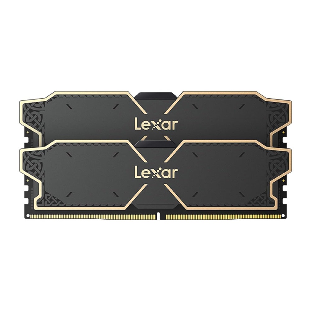 [LD5U16G60C32LG-RGD] Lexar Thor OC 32GB (2x16GB) DDR5 6000MHz CL32 Memory Kit - Black