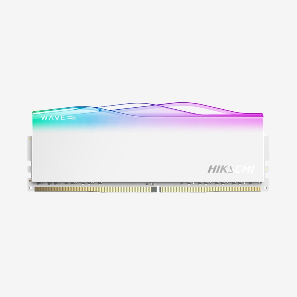 [HSC408U36A02Z4] Hiksemi Wave RGB 8GB (1x8GB) DDR4 3600Mhz U-DIMM - White