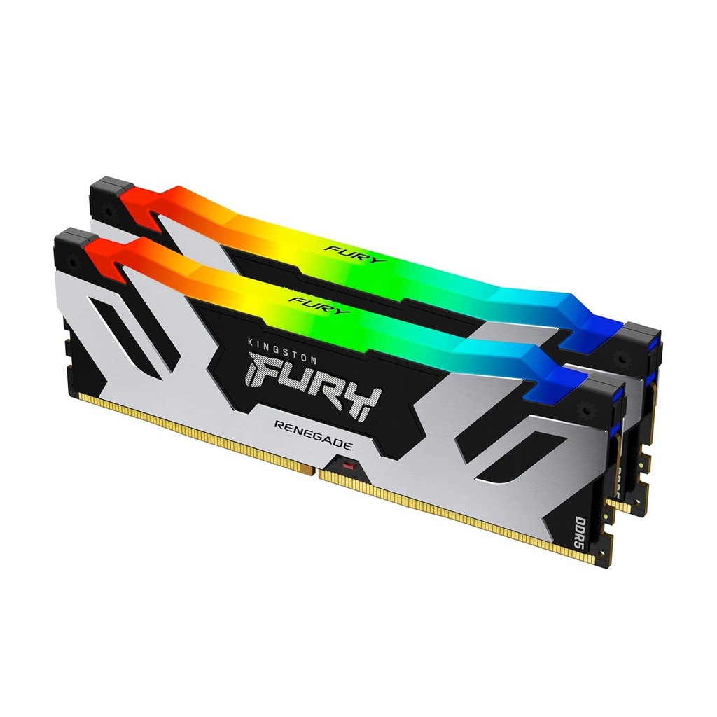 [KF564C32RSAK2-64] Kingston FURY Renegade RGB 64GB (2x32GB) DDR5 6400MT/s CL32 Memory Kit of 2 | KF564C32RSAK2-64