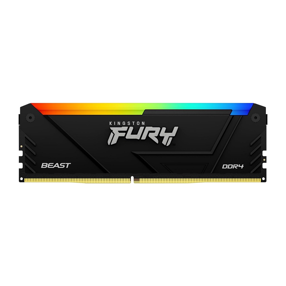[KF432C16BB2A/8] Kingston Fury Beast RGB 8GB DDR4 3200MHz CL16 Memory