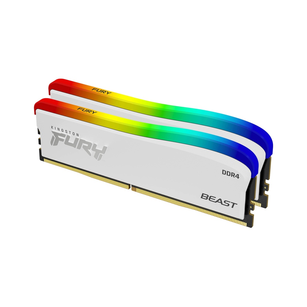 [KF432C16BWAK2/16] Kingston Fury Beast RGB 16GB (2x8GB) DDR4 3200MT/s CL16 Memory Kit