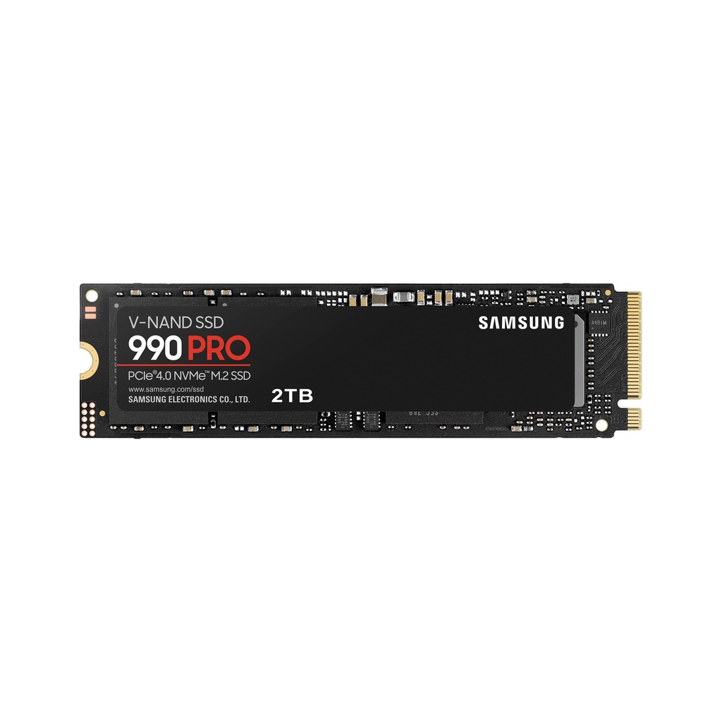 [MZ-V9P2T0BW] Samsung 990 PRO PCIe 4.0 NVMe M.2 2TB SSD upto 7450/6900 MB/s read/write Speed