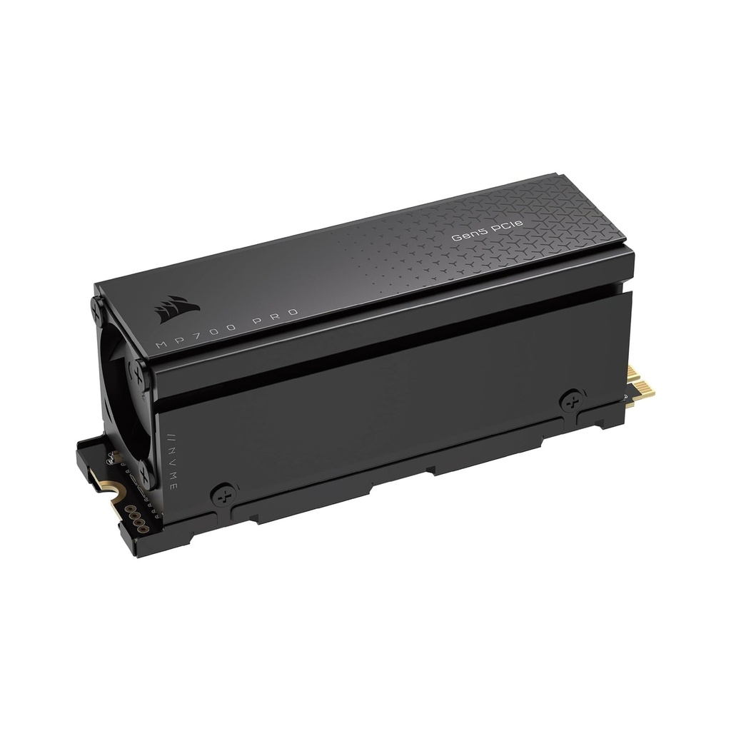 [CSSD-F1000GBMP700PRO] Corsair MP700 Pro 1TB PCIe Gen 5 x4 NVMe M.2 SSD Up to 11,700MB/s Read, Up to 9,600MB/s Write With Air Cooler