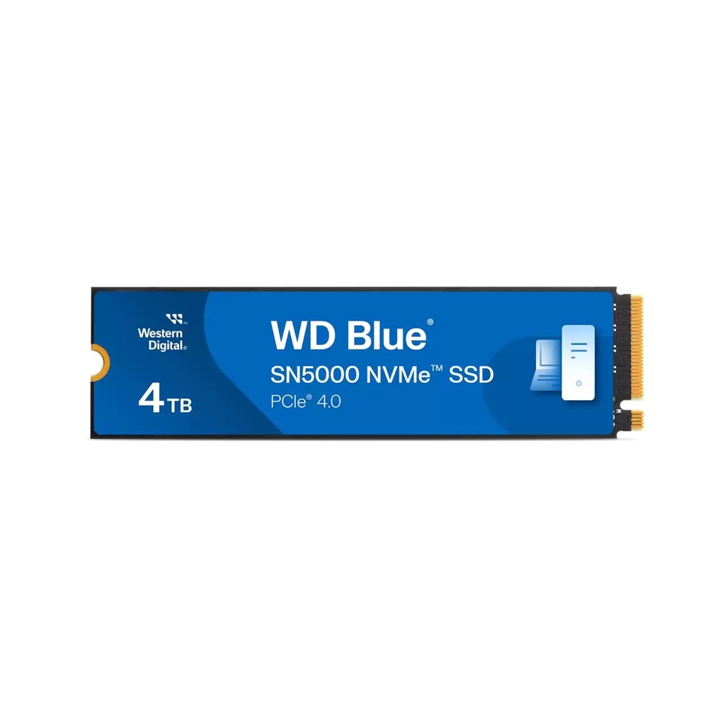 [WDS400T4B0E] WD Blue SN5000 4TB PCIe 4.0 NVME SSD Up to 5,500 MB/s Read